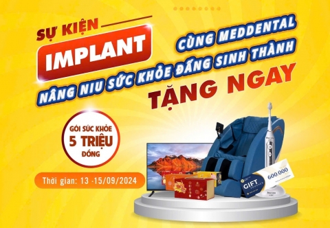 Cùng MedDental Nâng niu sức khỏe đấng sinh thành 