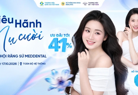KIÊU HÃNH NỤ CƯỜI – Ngày hội Răng sứ MedDental diễn ra ngày 17/10/2026