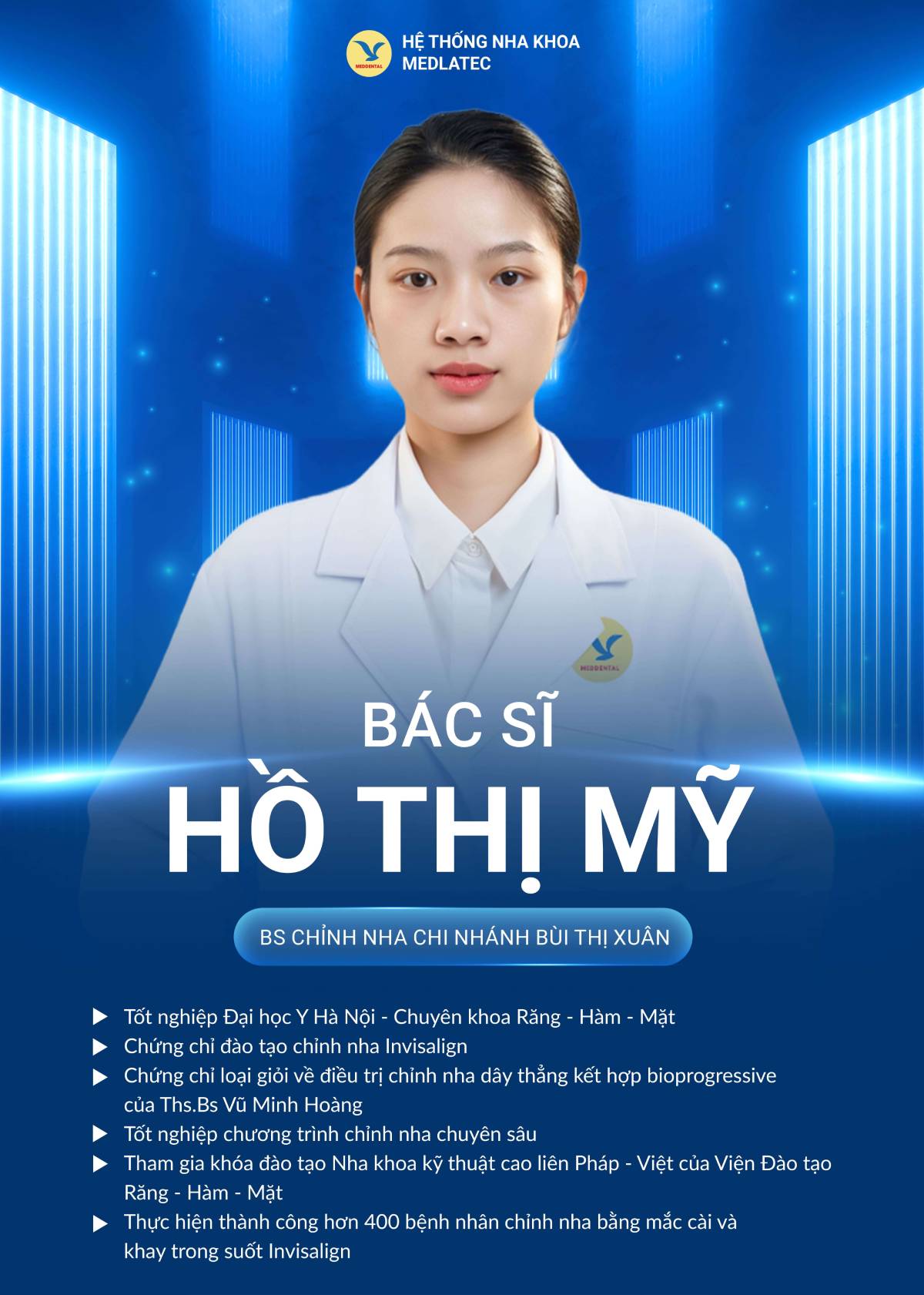 Profile bác sĩ Hồ Thị Mỹ
