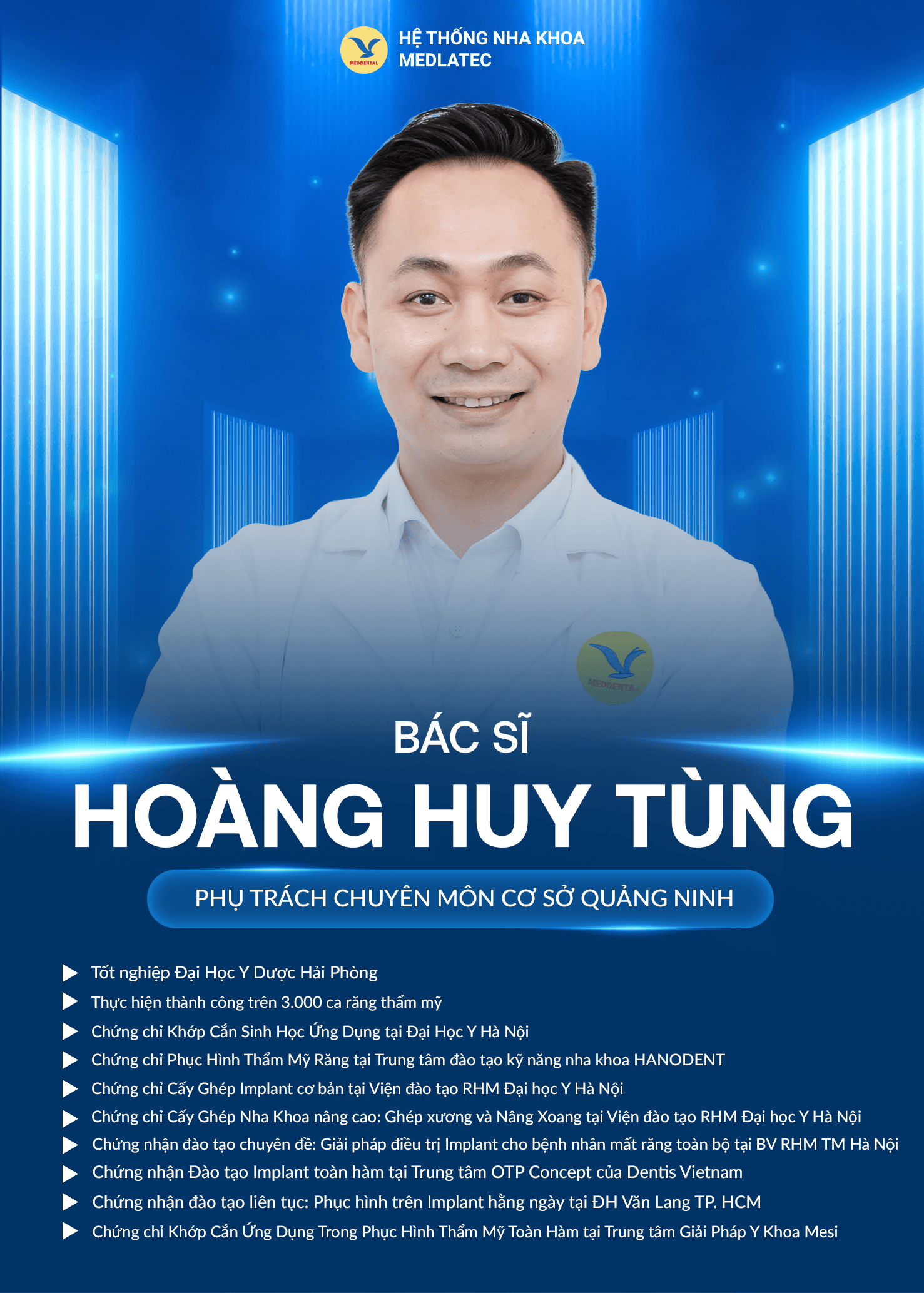 Profile bác sĩ Hoàng Huy Tùng