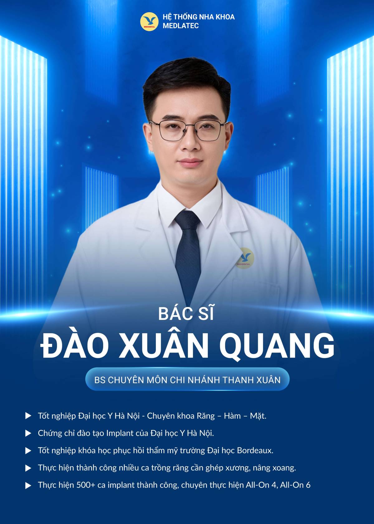 Profile bác sĩ Đào Xuân Quang