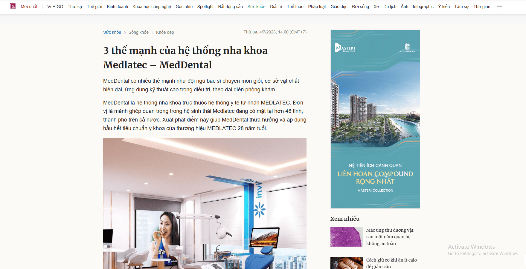 Hình minh họa bài viết về ba thế mạnh của Hệ thống Nha khoa MedDental